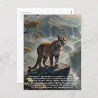 Carte postale Cougar