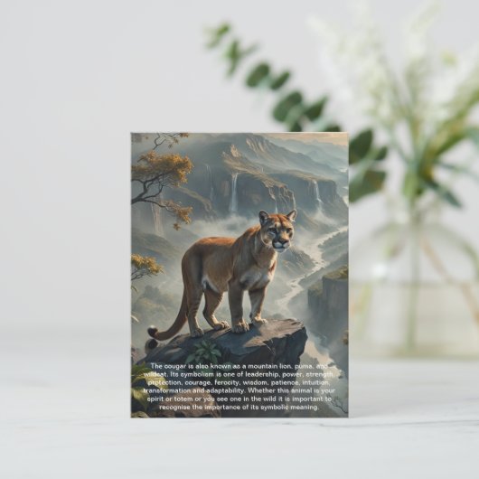 Carte postale Cougar (Debout devant)