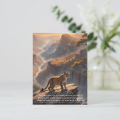 Carte postale Cougar (Debout devant)