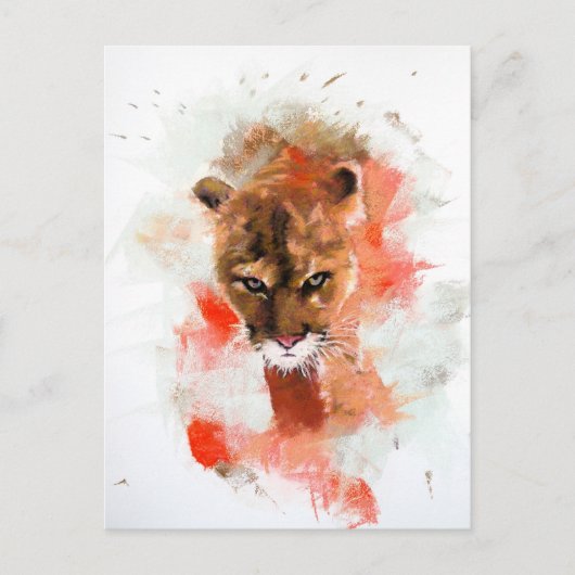 Carte Postale Cougar (Devant)