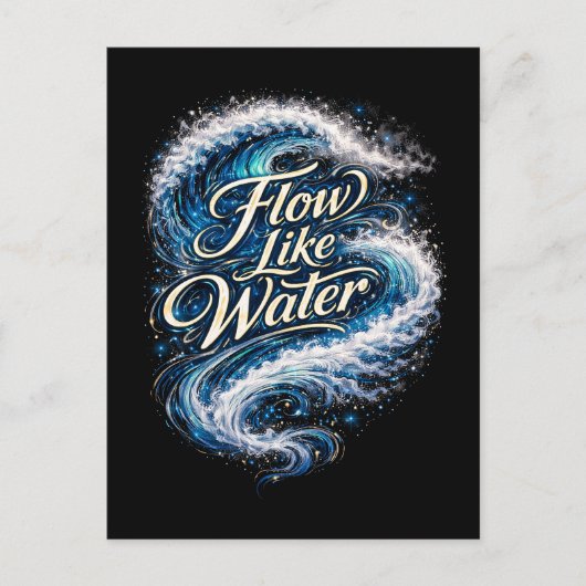 Carte Postale Couler comme l'eau (Devant)