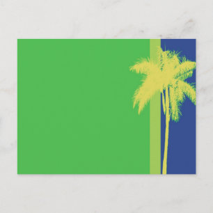 Carte Postale Couleur agrumes palmier
