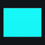 Carte Postale couleur aqua / cyan<br><div class="desc">couleur aqua / cyan 00FFFF type de bleu</div>