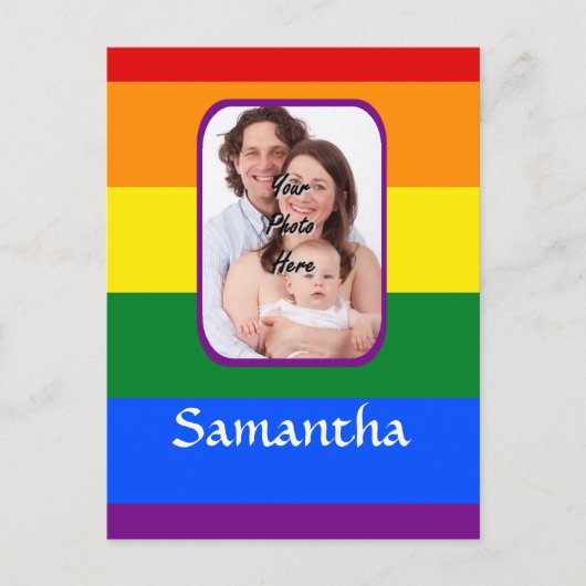 Carte Postale Couleur arc-en-ciel (Devant)