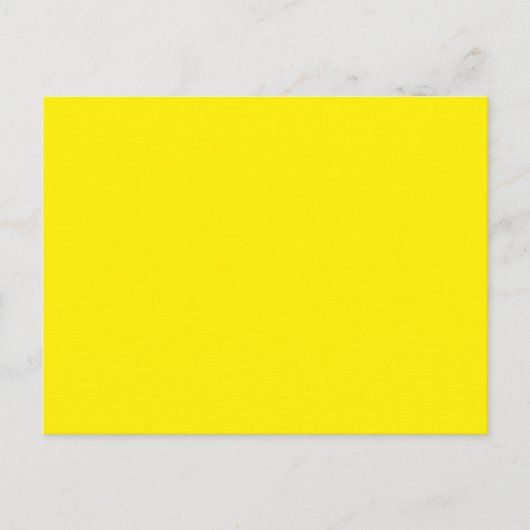 Carte Postale Couleur Arrière - plan - Jaune (Devant)