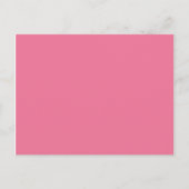 Carte Postale Couleur Arrière - plan rose (Devant)