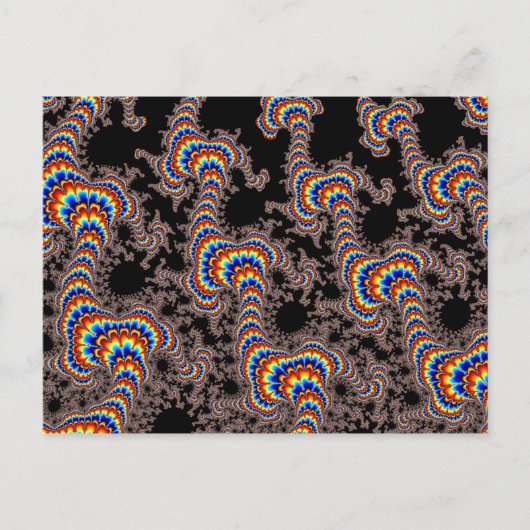 Carte Postale Couleur - Art fractal (Devant)