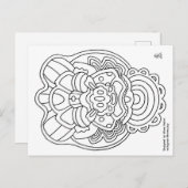 Carte Postale Couleur avec Miwaclay (Devant / Derrière)