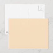 Carte Postale couleur bisque (Devant / Derrière)