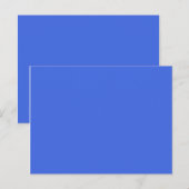 Carte Postale couleur bleu (Devant / Derrière)