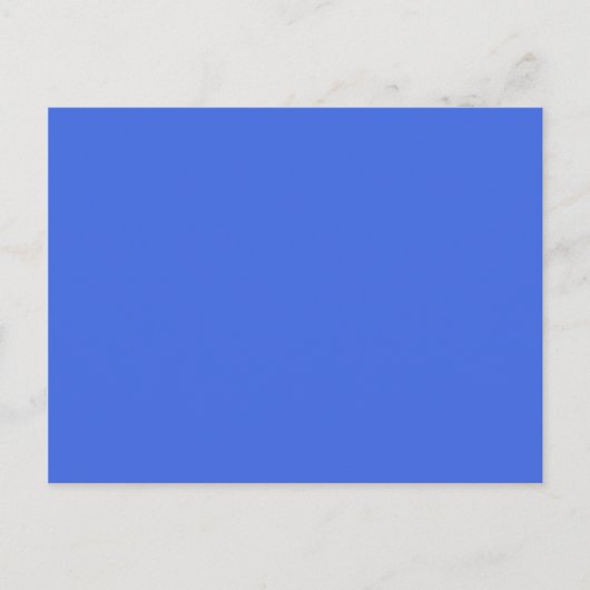 Carte Postale couleur bleu (Devant)