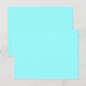 Carte Postale couleur bleu (Devant / Derrière)