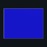 Carte Postale couleur bleu<br><div class="desc">couleur bleu moyen 0000CD</div>