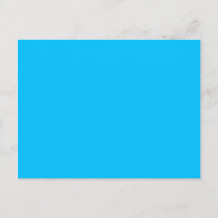 Carte Postale couleur bleu ciel profond