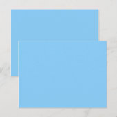Carte Postale couleur bleu clair (Devant / Derrière)