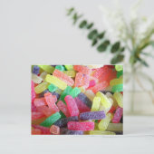Carte postale couleur bonbon (Debout devant)