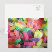 Carte postale couleur bonbon (Devant / Derrière)