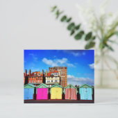 Carte Postale Couleur - Brighton Beach Huts (Debout devant)