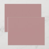 Carte Postale couleur brun rosé (Devant / Derrière)