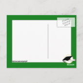 Carte Postale Couleur Casquette de grade avec couleurs de l'écol (Dos)