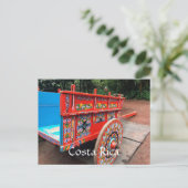 Carte postale couleur Costa Rica Oxcart (Debout devant)
