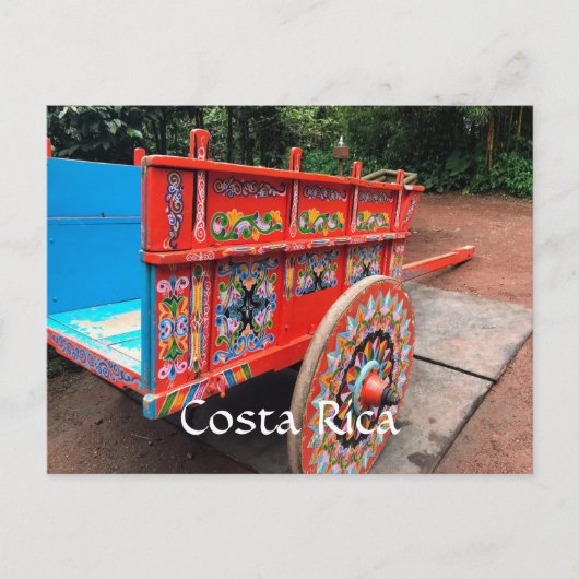 Carte postale couleur Costa Rica Oxcart (Devant)