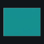 Carte Postale couleur cyan foncé<br><div class="desc">couleur cyan foncé 008B8B</div>