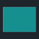 Carte Postale couleur cyan foncé<br><div class="desc">couleur cyan foncé 008B8B</div>