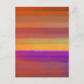 Carte Postale Couleur D'Aquarelle Salée Du lever De Soleil Gliss (Devant)