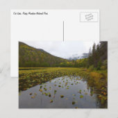 Carte Postale Couleur d'automne à Cub Lake (Devant / Derrière)