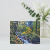 Carte Postale Couleur d'automne le long de Starvation Creek Fall (Debout devant)