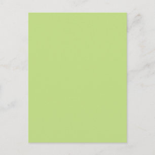 Carte Postale Couleur de décoration vert pastel prête à personna