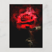 Carte Postale Couleur de fleur rouge - bb (Devant)