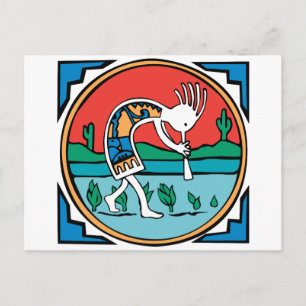 Carte Postale Couleur de Kokopelli