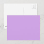 Carte Postale Couleur de lavande (Devant / Derrière)