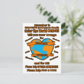 CARTE POSTALE...Couleur de l'orange du monde...RSD (Debout devant)