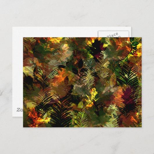 Carte postale Couleur d'eau de automne (Devant / Derrière)