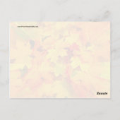 Carte Postale Couleur des feuilles automnales Couleurs automnale (Dos)