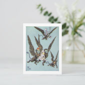 Carte Postale Couleur des singes volants (Debout devant)