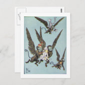 Carte Postale Couleur des singes volants (Devant / Derrière)