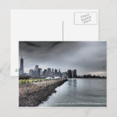 Carte Postale Couleur d'horizon de Lower Manhattan (Devant / Derrière)