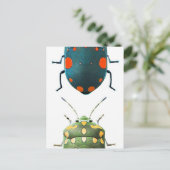 Carte Postale Couleur d'insectes (Debout devant)