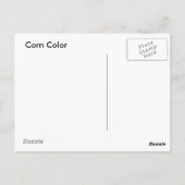 Carte Postale Couleur du maïs (Dos)