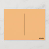 Carte Postale Couleur hexadécimale #FABA77, Brandy (Dos)