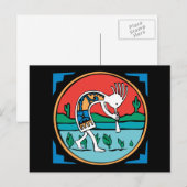 Carte Postale Couleur Kokopelli (Devant / Derrière)
