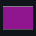 Carte Postale couleur magenta foncé<br><div class="desc">couleur magenta foncé 8B008B</div>