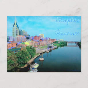 Carte postale couleur Memphis Tennessee
