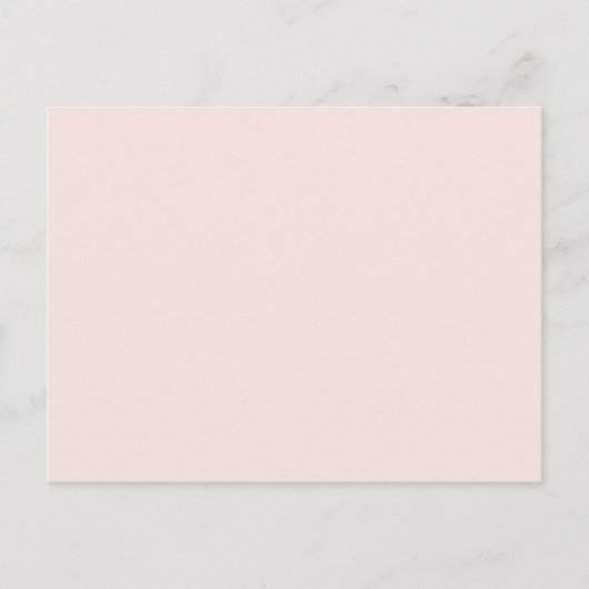 Carte Postale Couleur minimale vierge (Devant)