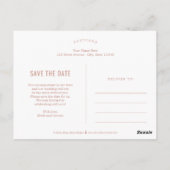 Carte Postale COULEUR MODIFIABLE De Message Simple Enregistrer L (Dos)