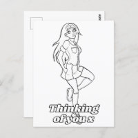 Couleur moi dans l'activité Anime Cartoon Ado écol